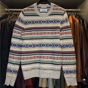 Vintage Y2K Abercrombie & Fitch Fair Isle Sweater